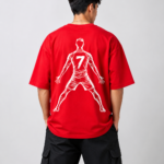 Men’s 7 Footballer Graphic DTF Printed Oversized T-shirt