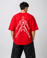Men’s 7 Footballer Graphic DTF Printed Oversized T-shirt