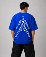 Men’s 7 Footballer Graphic DTF Printed Oversized T-shirt - Image 5