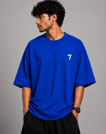 Men’s No 7 Ronaldo Footballer Graphic DTF Printed Oversized T-shirt - Image 6